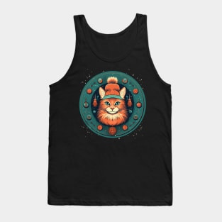 Somali Cat Xmas, Love Cats Tank Top